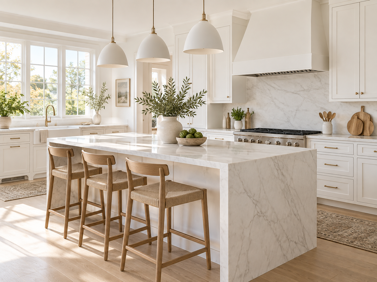 Bright clean kitchen